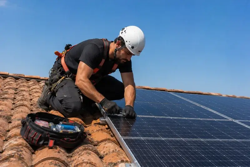 Maintenance et monitoring de panneaux solaires à Beaumont-du-Ventoux